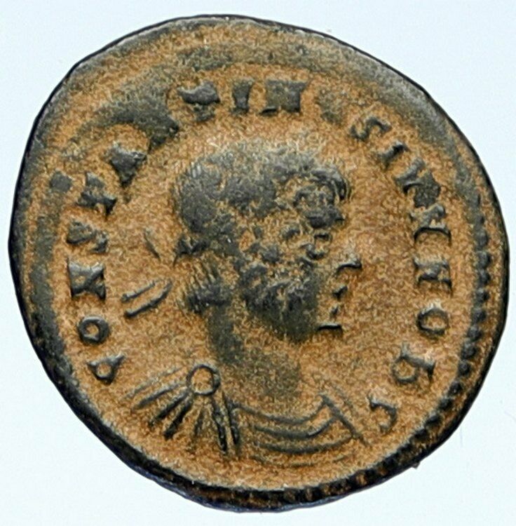 CONSTANTIUS II Constantine the Great Son Roman Coin WAR LEGION SOLDIERS i109325