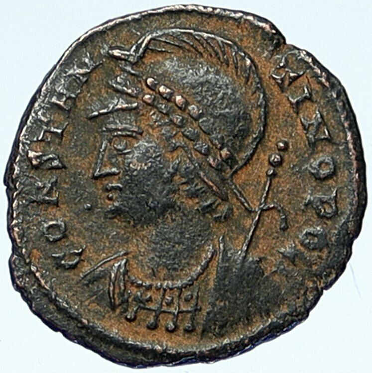 Constantine The Great founds Constantinople ANCIENT Victory Roman Coin i109338