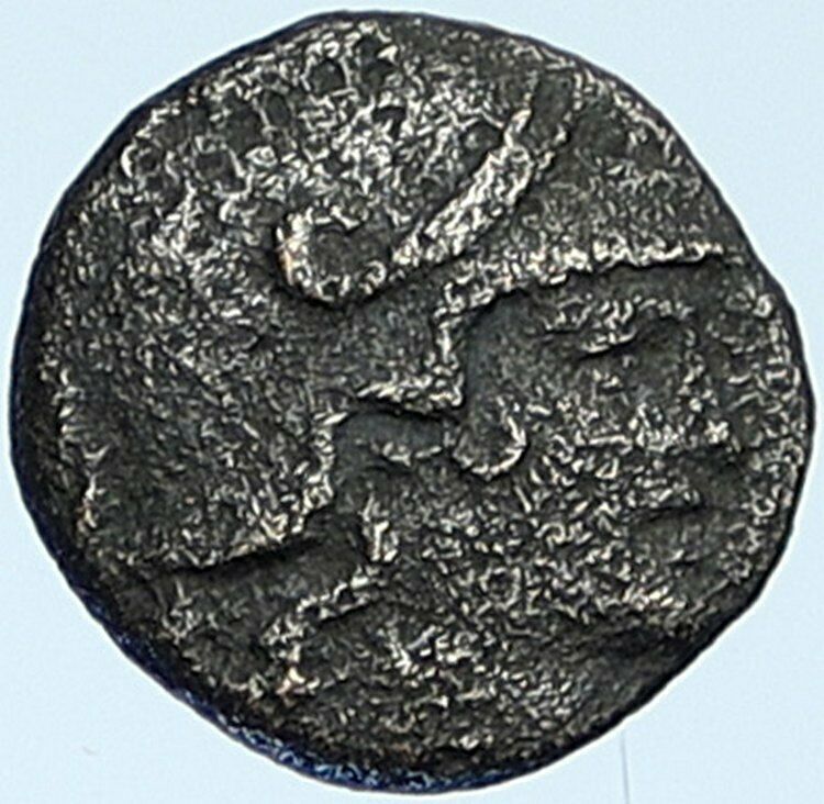 ANTIOCHOS IX Kyzikenos 113BC RARE R2 Seleukid Greek Coin ATHENA & GALLEY i109308