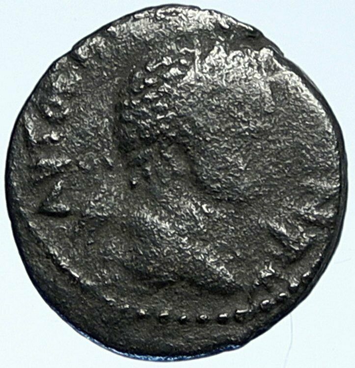 CARACALLA Edessa AUTHENTIC Original Antique Ancient OLD Roman Coin TYCHE i109302