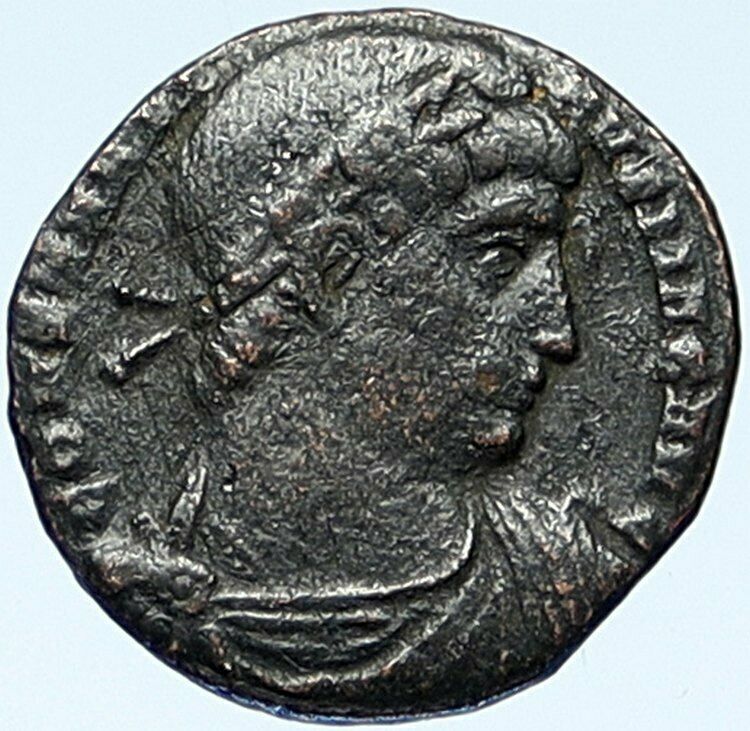 CONSTANTINE I the GREAT 330AD Authentic Ancient OLD Roman Coin LEGIONS i109301