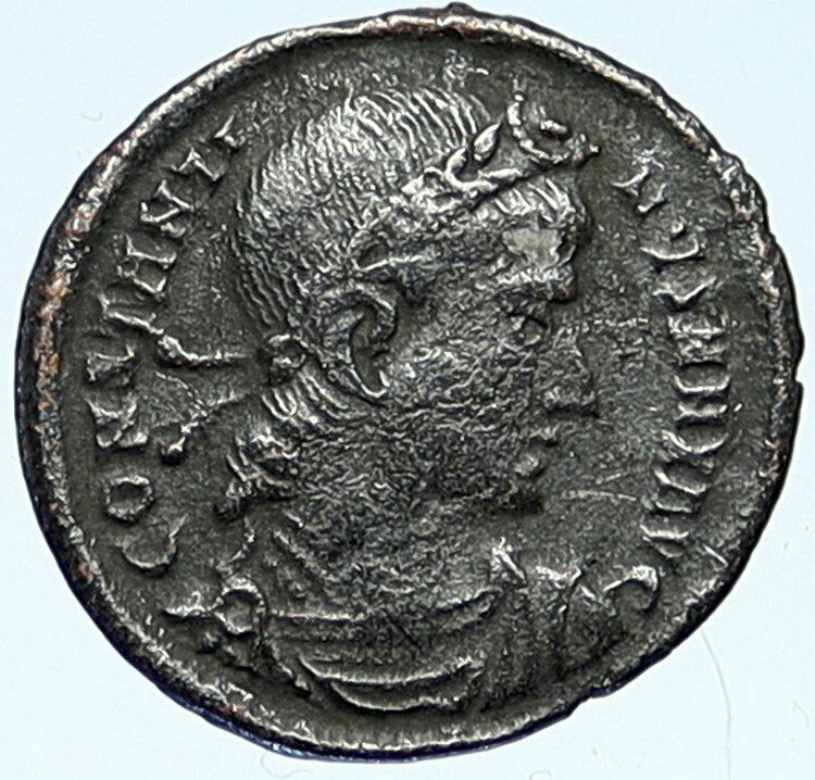 CONSTANTINE I the Great Authentic Ancient Roman Coin WAR LEGION SOLDIERS i109319