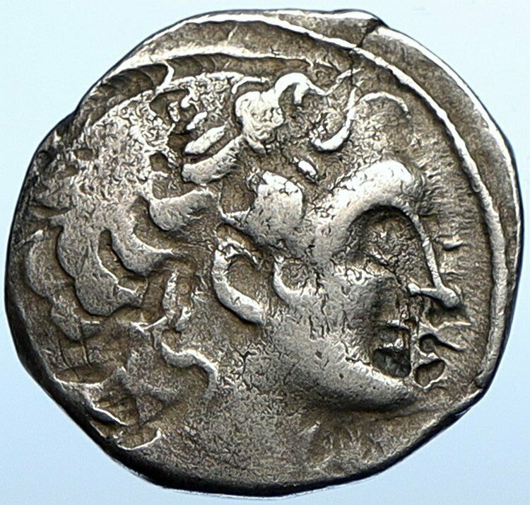 PTOLEMY XII 80 BC Eagle Zeus Alexandria Egypt Ancient Silver Greek Coin i108373