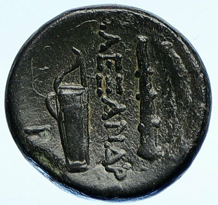 ALEXANDER III the GREAT Macedonia Ancient OLD Greek Coin HERCULES WEAPON i107586