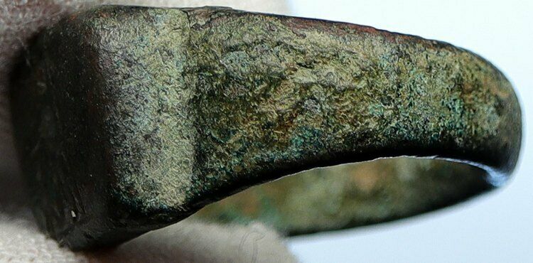 400-200BC Ancient Roman Christian ZEUS SCEPTER Old RING Jewelry Artifact i108381