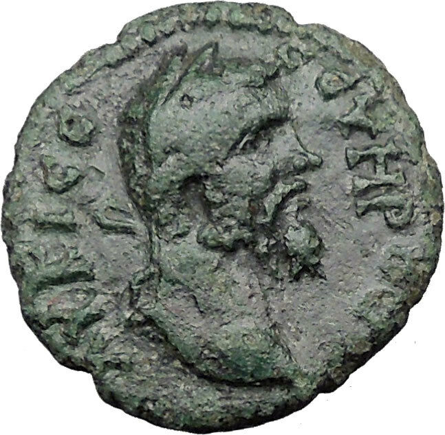 Septimius Severus 193AD Philippolis Thrace Nude Apollo Ancient Roman Coin i31765