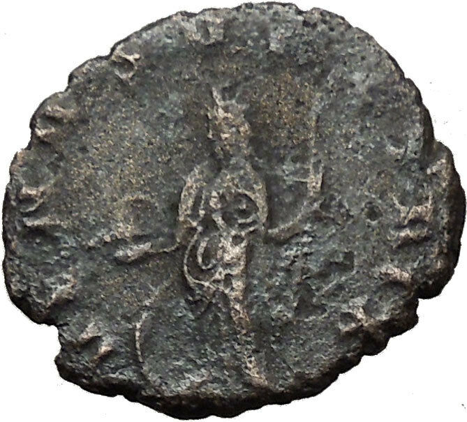 Salonina Valerian I daughter in law Silver Ancient Roman Coin VENUS Cult i30846