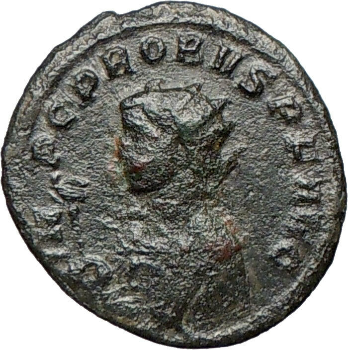 PROBUS 278AD Ticinum mint Authentic Ancient Roman Coin JUPITER Cult i24673