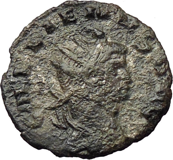 GALLIENUS son of Valerian I Ancient Roman Coin Happiness Cult i29849