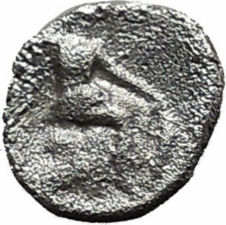 LARISSA Thessaly 479BC Obol Ancient Silver Greek Coin Horseman Athena i36789