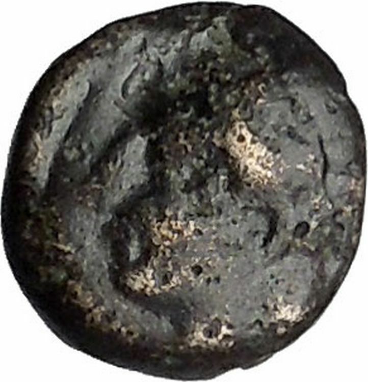 Klazomenai in Ionia 380BC Authetic Ancient Greek Coins Apollo Cult Swan i49595