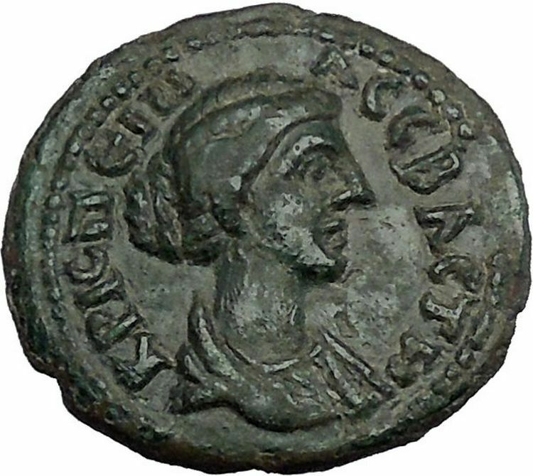 CRISPINA wife of COMMODUS 177AD Philippopolis Thrace Zeus Roman Coin i49838