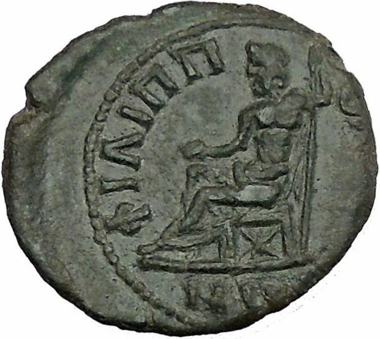 CRISPINA wife of COMMODUS 177AD Philippopolis Thrace Zeus Roman Coin i49838