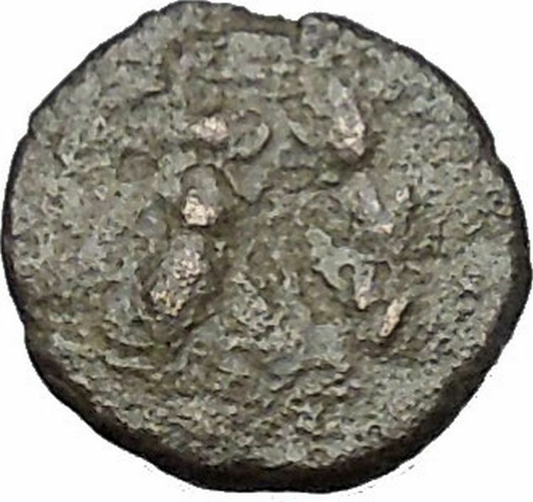 EPESUS Ephesos IONIA 50BC Bee in wreath Stag Authentic Ancient Greek Coin i49805