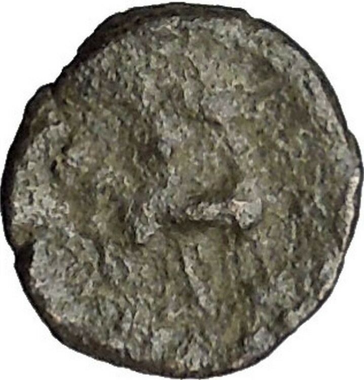 EPESUS Ephesos IONIA 50BC Bee in wreath Stag Authentic Ancient Greek Coin i49805