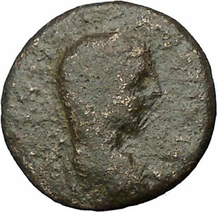 CARACALLA 198AD Coela Thrace GALLEY Ship Authentic Ancient Roman Coin i48731