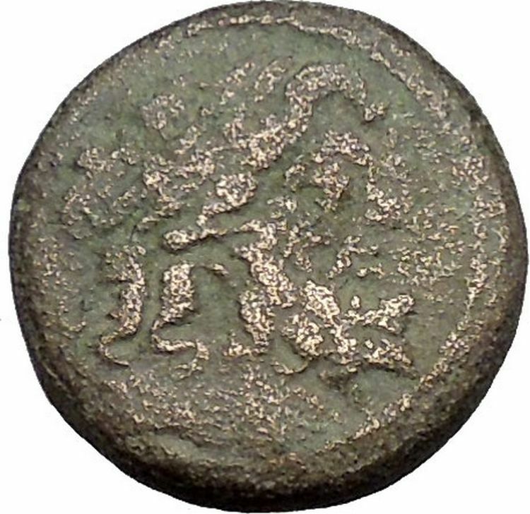 ANTIOCH in SELEUKIS and PIERIA 56BC Zeus Tyche Luck Ancient Greek Coin i50348