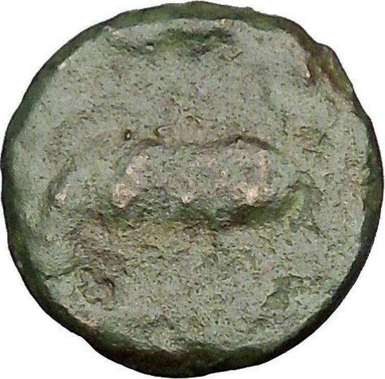 LARISSA in THESSALY 360BC Nymph Horse Authentic Ancient Greek Coin i51725