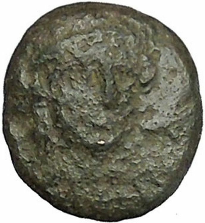 Gergis in Troas 400BC Ancient Greek Coin Sibyl Prophetess Sphinx seated i51890