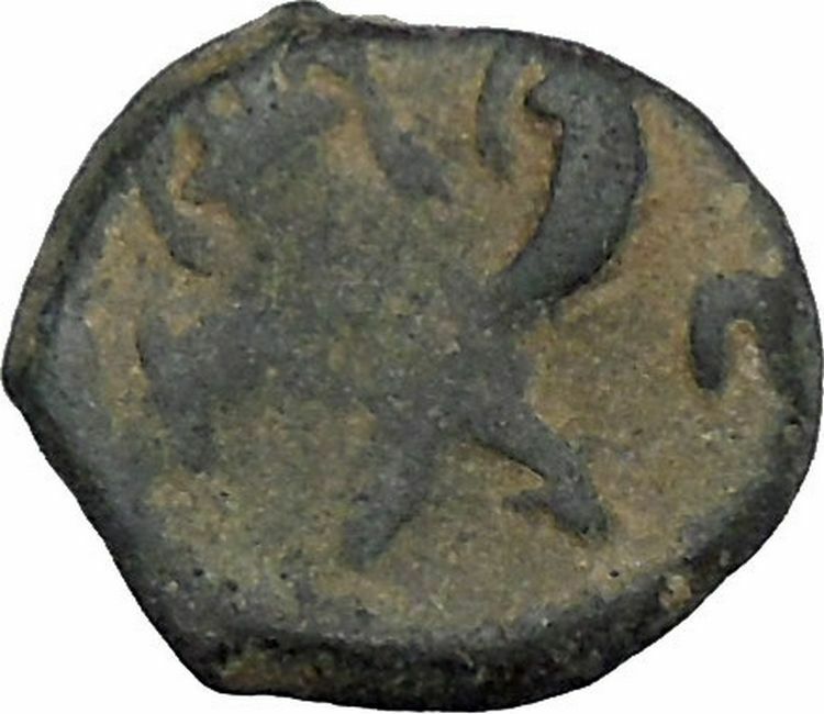 King Syllaeus of Arab Caravan Kingdom of Nabataea Ancient Greek Type Coin i50391