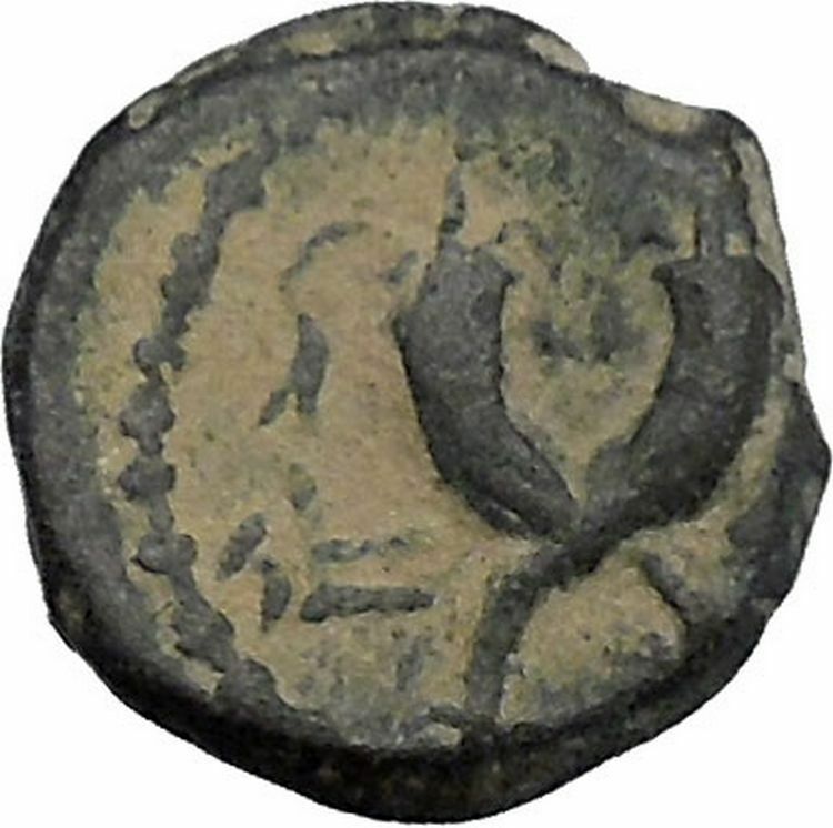 Aretas IV Arab Kingdom of Nabataea PETRA 39AD Original Ancient Greek Coin i50388