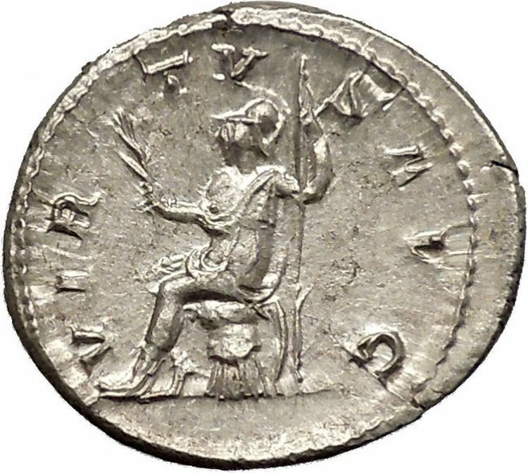 Philip I the Arab Rare Silver Ancient Roman Coin Virtus Valor Courage i52057