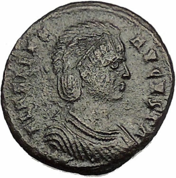 Helena ' Saint ' Constantine the Great Mother Ancient Coin Securitas Cult i52237