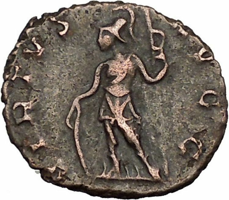 Tetricus I Gallic Roman 271AD Rare Ancient Roman Coin Virtus Courage Cult i53034