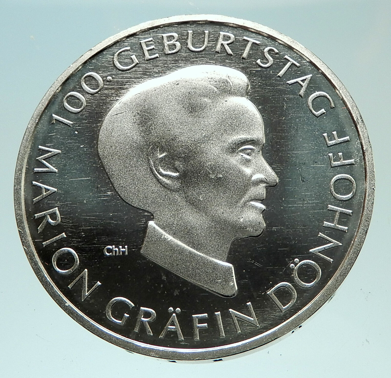 2009 GERMANY Countess Marion Donhoff Genuine Silver German 10 Euro Coin i76023