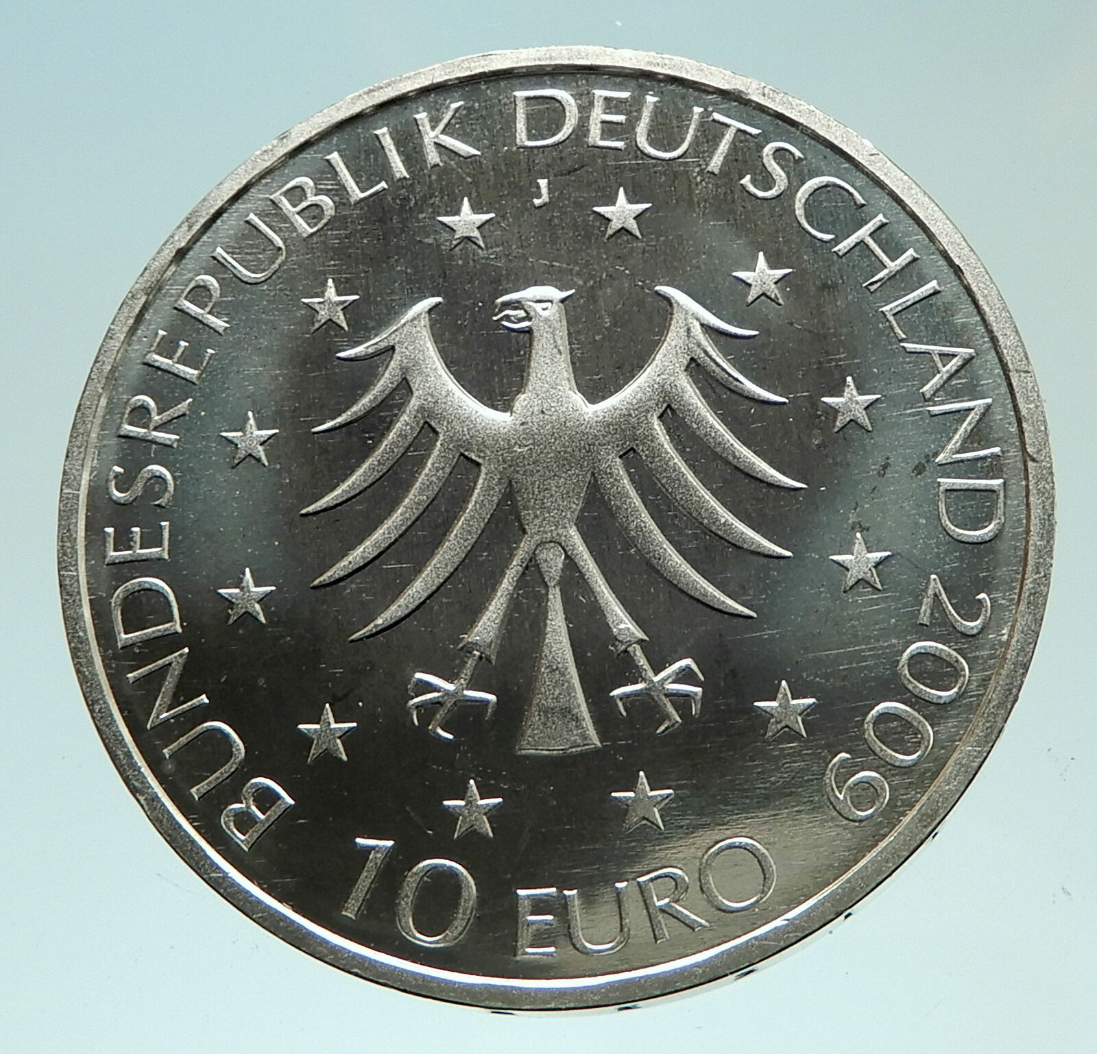 2009 GERMANY Countess Marion Donhoff Genuine Silver German 10 Euro Coin i76023