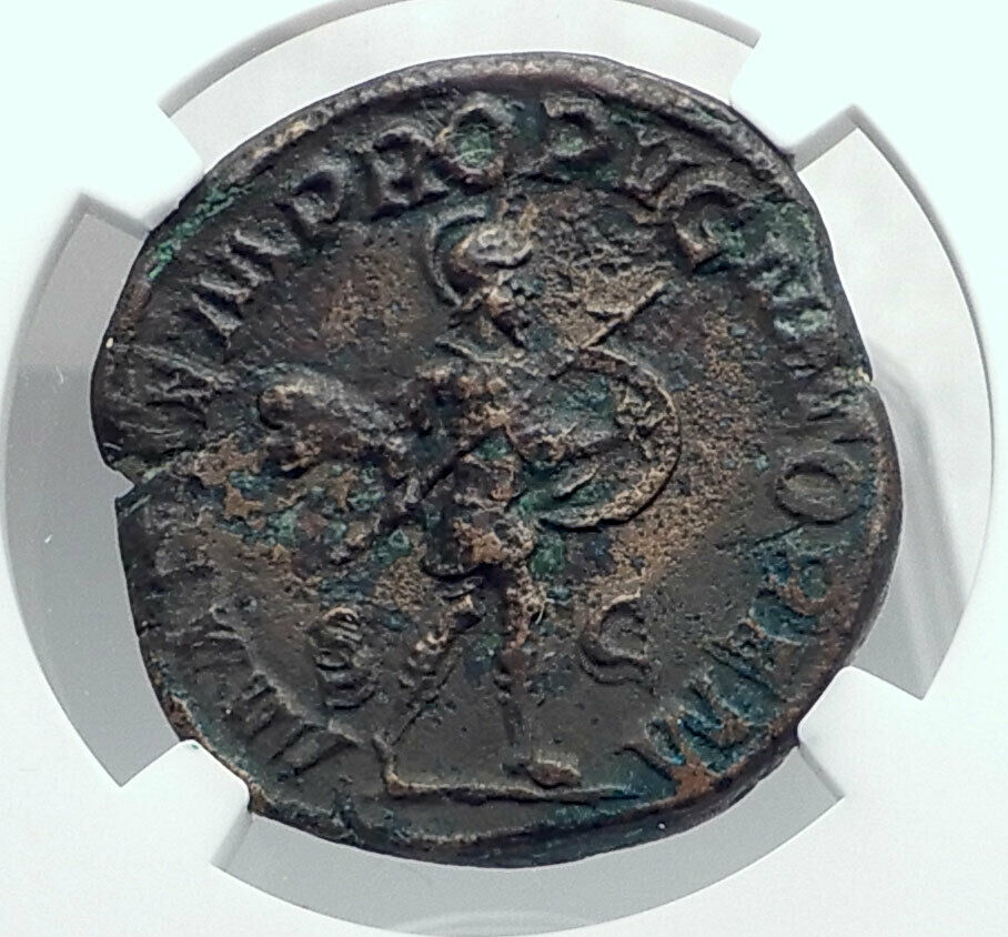 GORDIAN III Authentic Ancient Rome Sestertius Ancient Roman Coin MARS NGC i81339