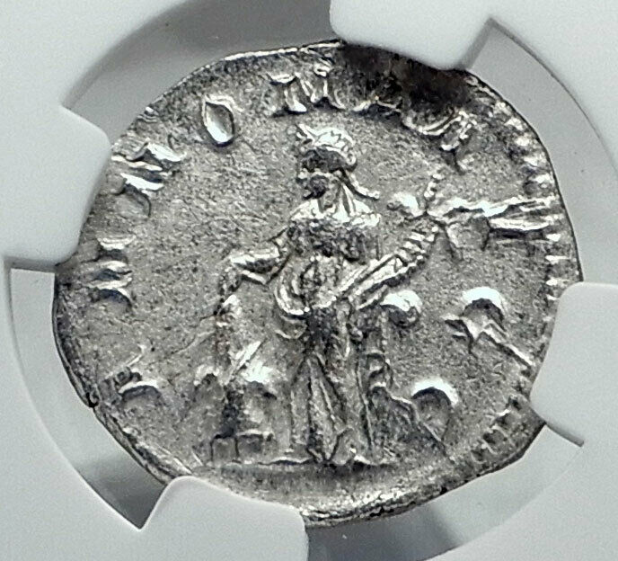 PHILIP I the ARAB Authentic Ancient 244AD Rome Roman Coin w ANNONA NGC i81431