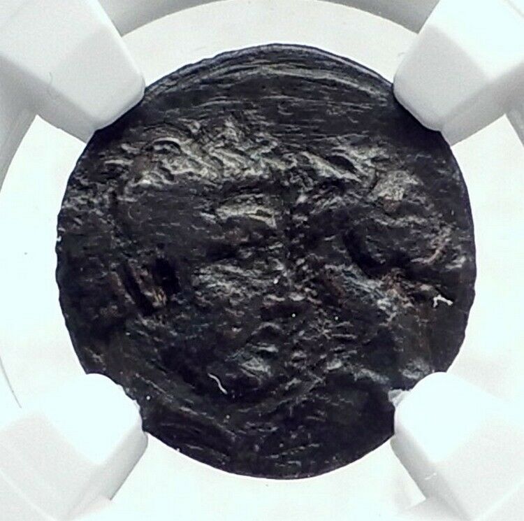 GYRTON in THESALY Authentic Ancient 400BC Greek Coin GYRTONA HORSE NGC i81462