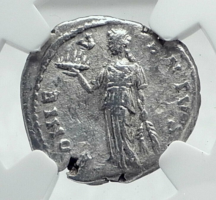 SEPTIMIUS SEVERUS 194AD Ancient EMESA Silver Roman Coin BONUS EVENTUS NGC i81429