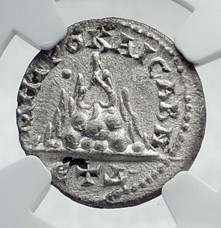 GORDIAN III Ancient 240AD Caearea Cappadocia Mount Argeus Roman Coin NGC i81461