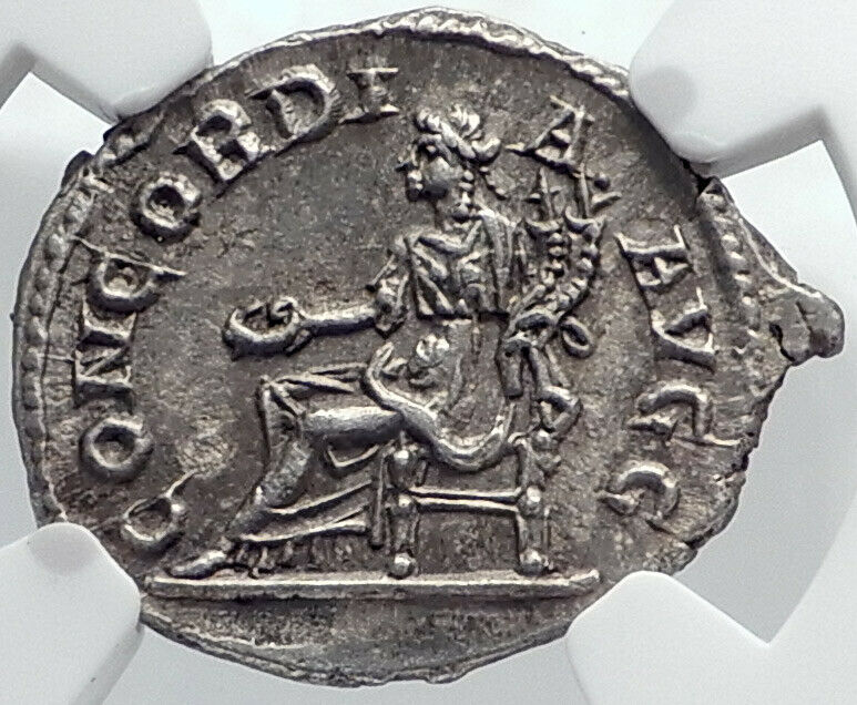 ORBIANA Severus Alexander Wife Rome Ancient Silver Roman Coin NGC MS i81813