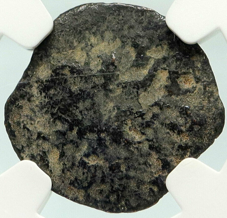 Authentic Ancient JEWISH WAR vs ROMANS 67AD Historical JERUSALEM Coin NGC i84888