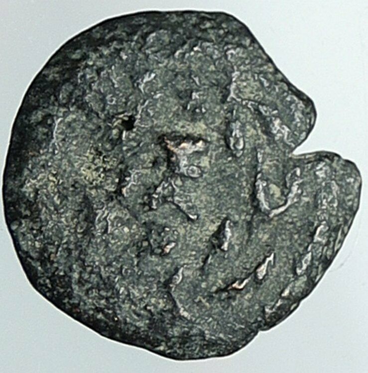 NERO Ancient Biblical Old JERUSALEM Roman Coin PORCIUS FESTUS St Paul i108304