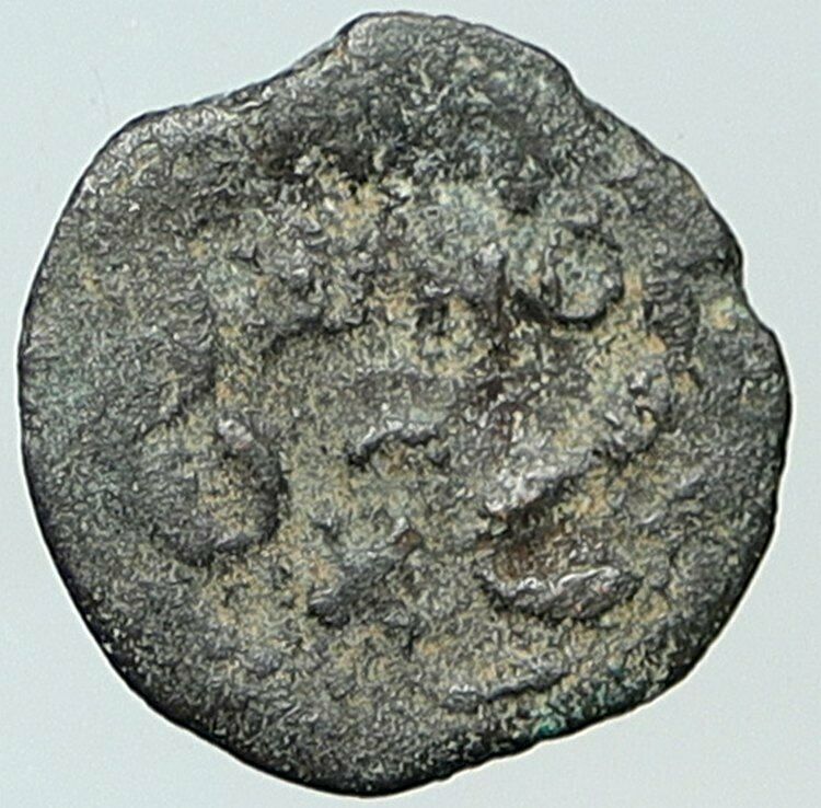 NERO Ancient Biblical Old JERUSALEM Roman Coin PORCIUS FESTUS St Paul i108287