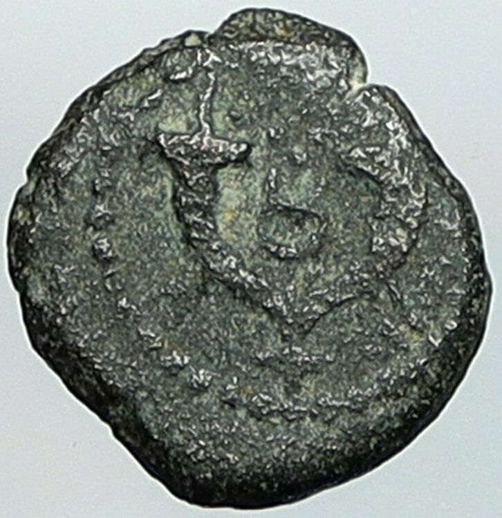 HEROD I the GREAT Jewish King Ancient Biblical Jerusalem Coin ANCHORS i108329