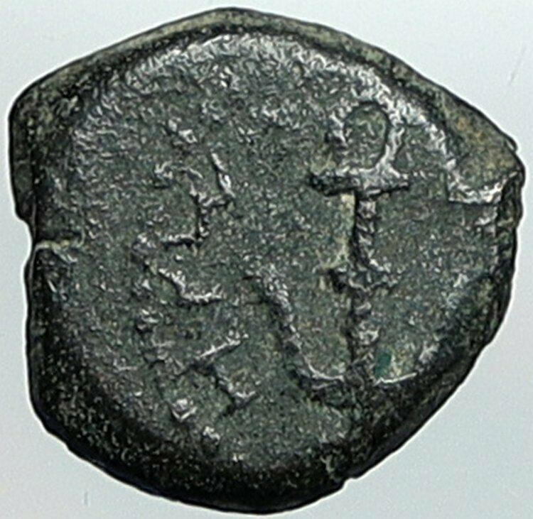 HEROD I the GREAT Jewish King Ancient Biblical Jerusalem Coin ANCHORS i108327