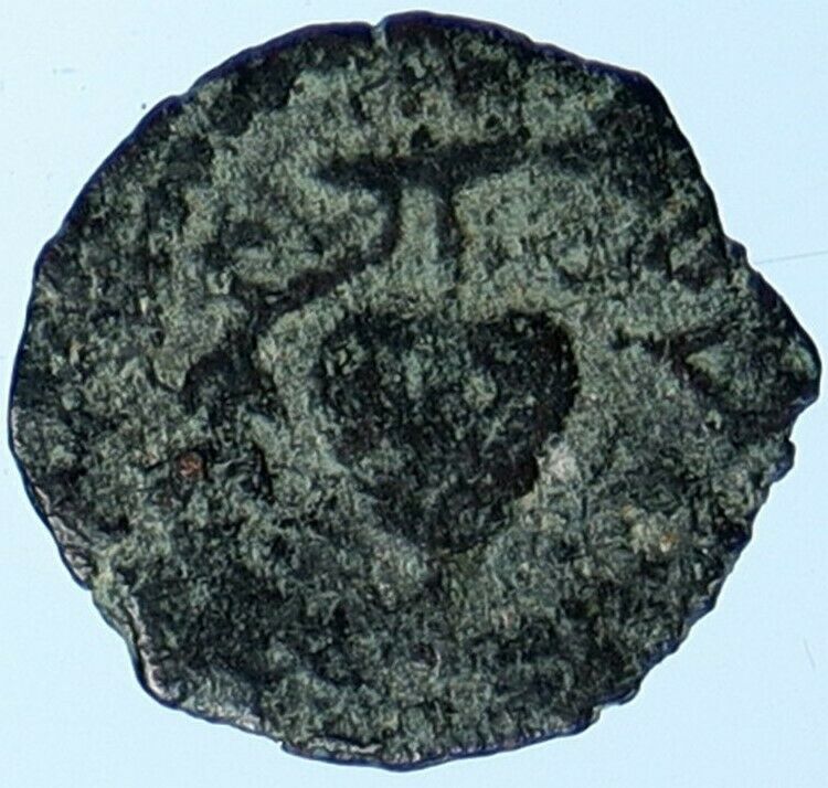 HEROD ARCHELAUS Biblical JERUSALEM Jewish OLD Ancient Greek Coin GRAPES i108454