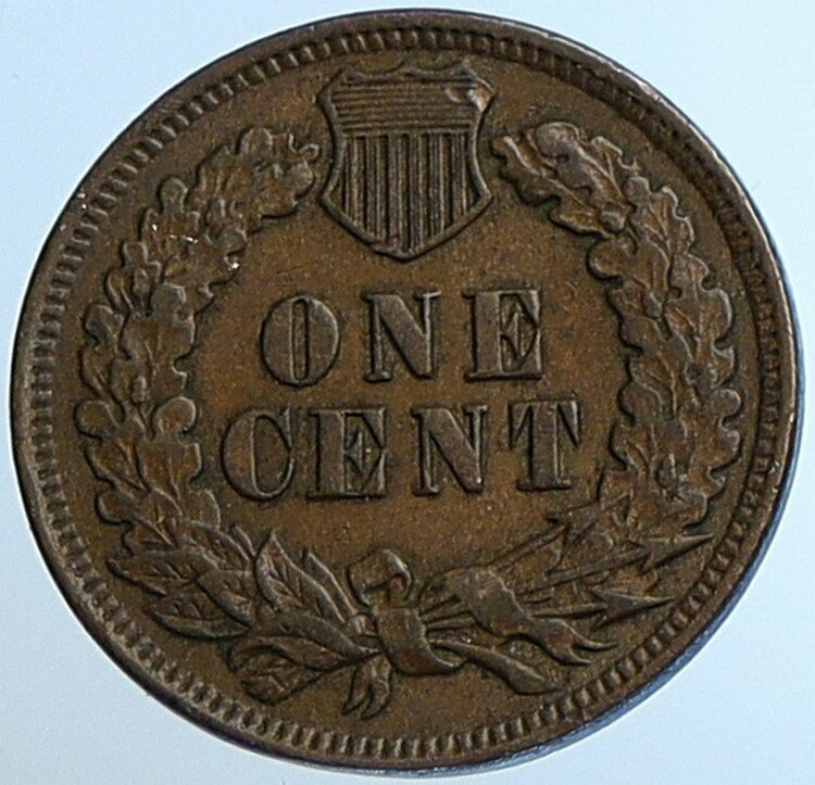 1903 UNITED STATES US Vintage Native OLD ANTIQUE Indian Head Cent Coin i108522