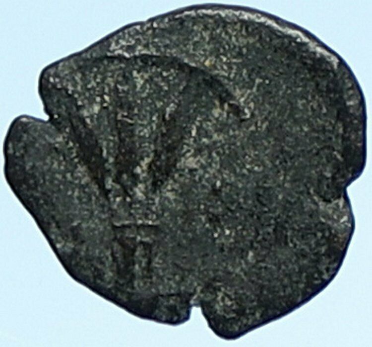 HADRIAN Authentic Ancient 129AD ALEXANDRIA Roman Dichalkon Coin GRAINS i108964