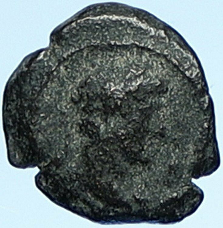 HADRIAN Authentic Ancient 129AD ALEXANDRIA Roman Dichalkon Coin GRAINS i108964