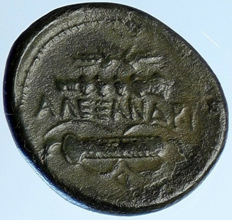 ALEXANDER III the GREAT Macedonia Ancient OLD Greek Coin HERCULES WEAPON i108910