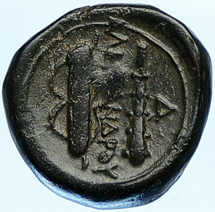 ALEXANDER III the GREAT Macedonia Ancient OLD Greek Coin HERCULES WEAPON i108922