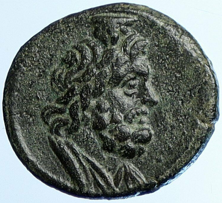 AMORION in PHRYGIA Rare Authentic Ancient Greek Coin SERAPIS & HERCULES i108906