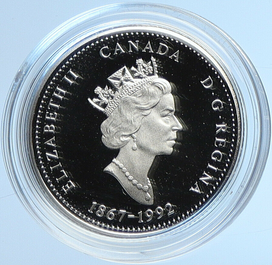 1992 CANADA PRINCE EDWARD ISLAND Elizabeth II Proof Silver 25 Cent Coin i109096