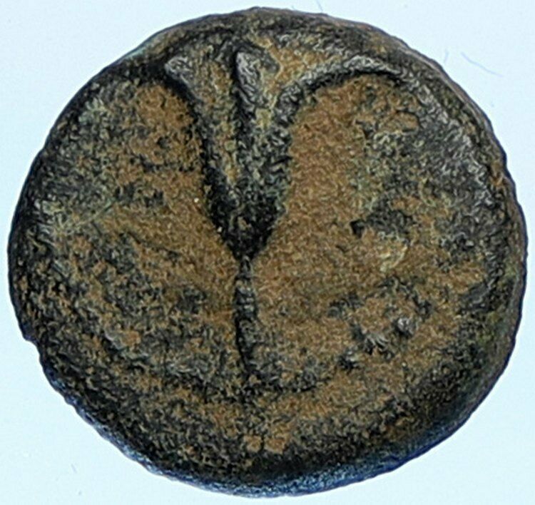 JOHN HYRCANUS & ANTIOCHUS VII in JEWISH Jerusalem Coin LILY Hendin 1131 i108926